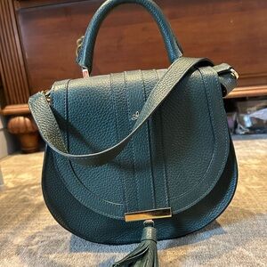 100% Authentic Demellier Venice Crossbody bag green